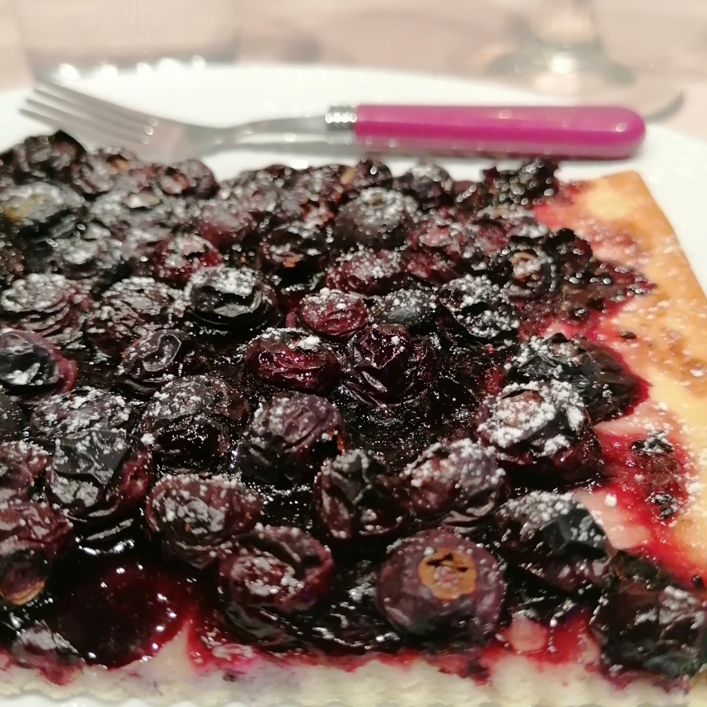 Lire la suite à propos de l’article Ma tarte aux myrtilles (comme une pizza)