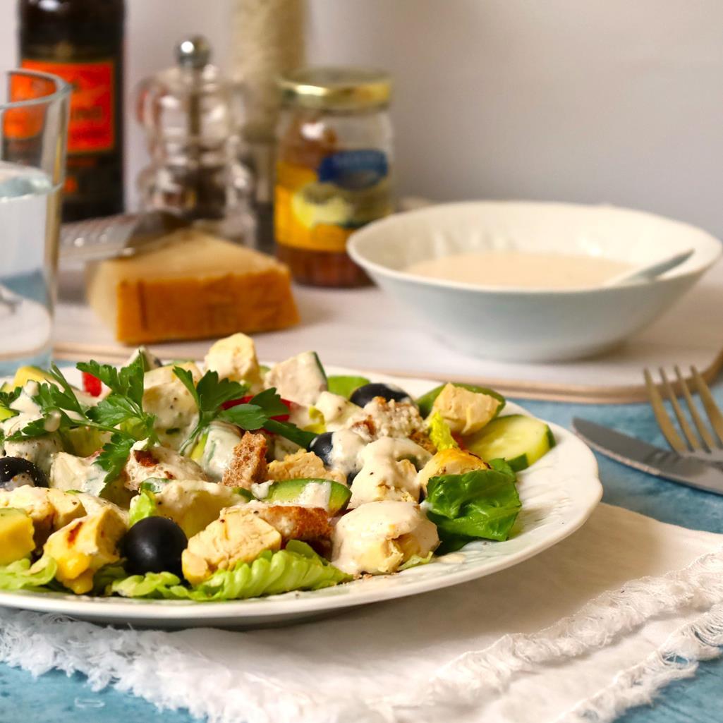 Lire la suite à propos de l’article Ma salade César revisitée version light