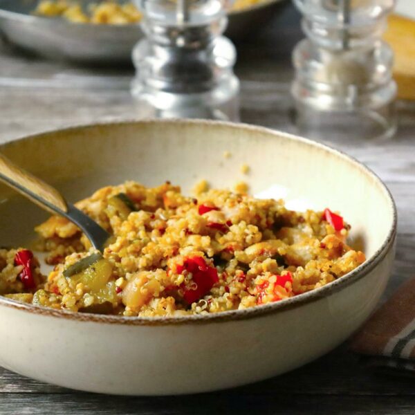 Gratin de quinoa et ratatouille