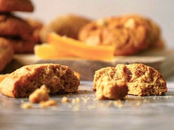 Cookies saveur pain d'épices et écorce d'orange confites