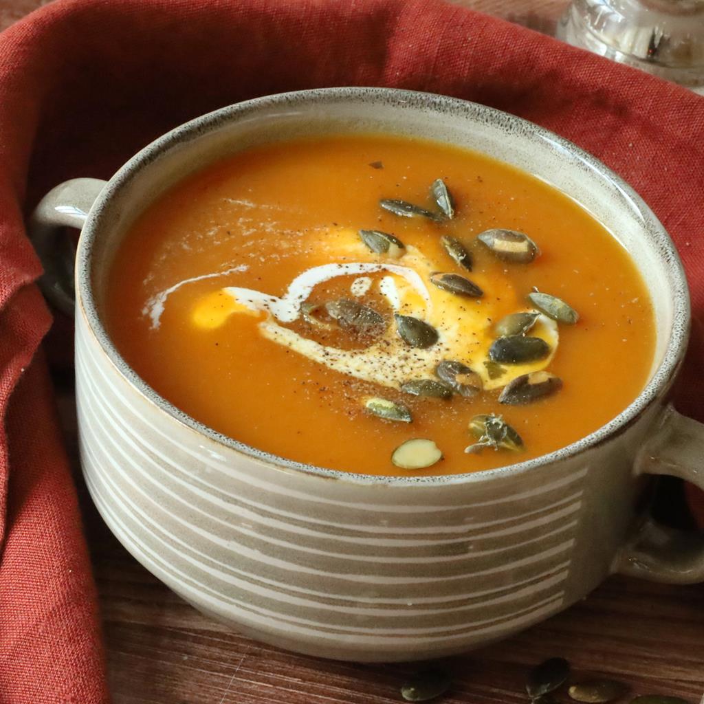 Lire la suite à propos de l’article Velouté de potiron et patate douce IG bas