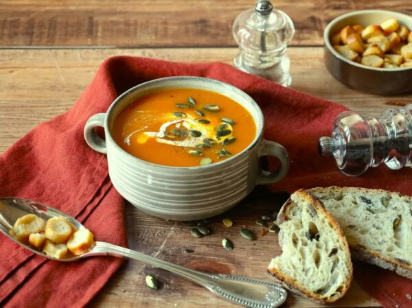 Délicieux velouté de potiron et patate douce !