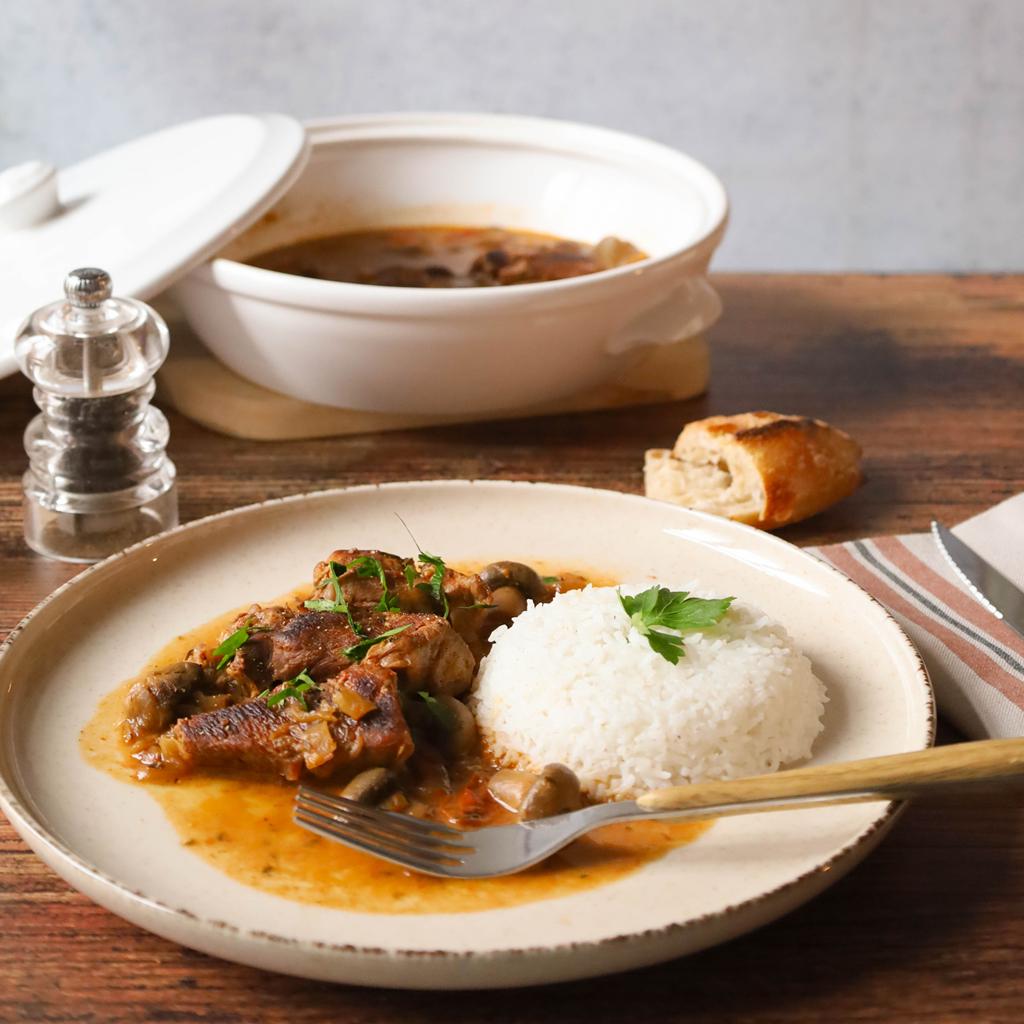 Lire la suite à propos de l’article Sauté de veau Marengo rapide
