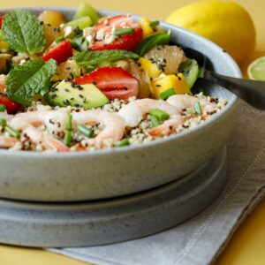 Buddha bowl à l'orzo et crudités