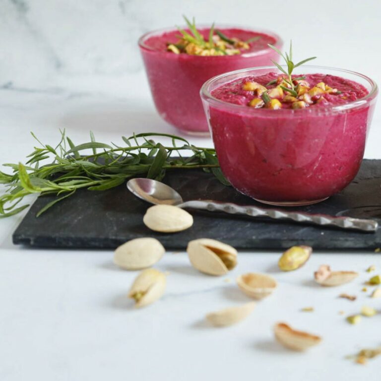 Tartinade de betterave au chèvre frais et à l'estragon