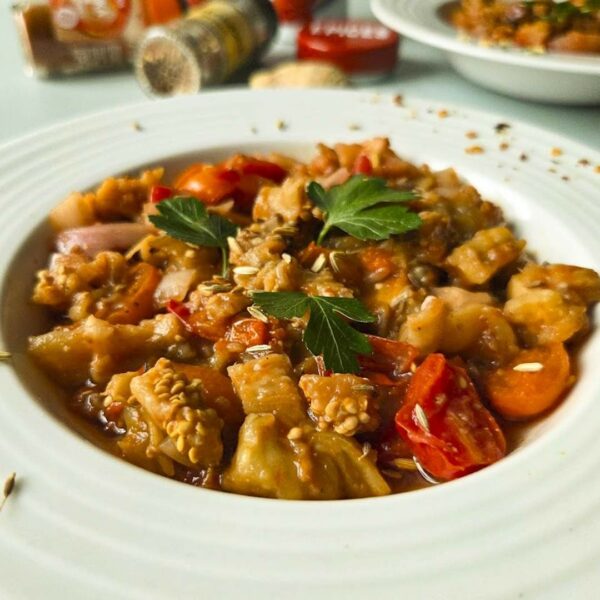 Compotée d'aubergines aux épices