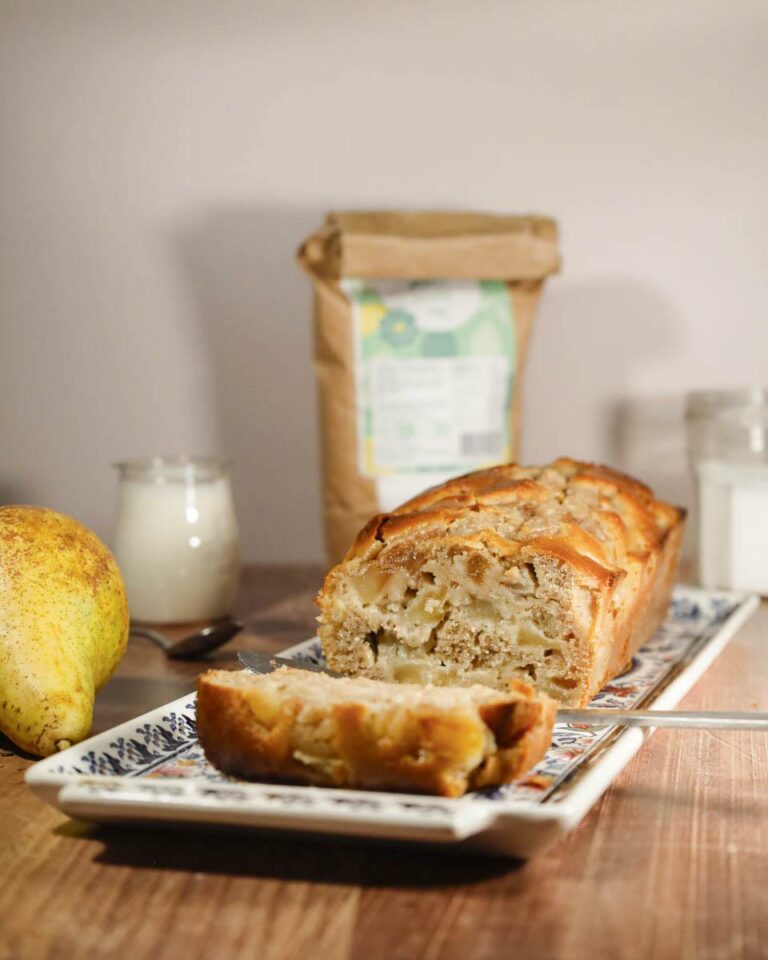 Cake aux poires allégé et sans sucre
