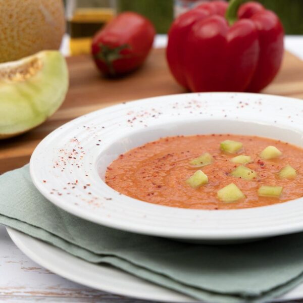 Gaspacho de melon pimenté